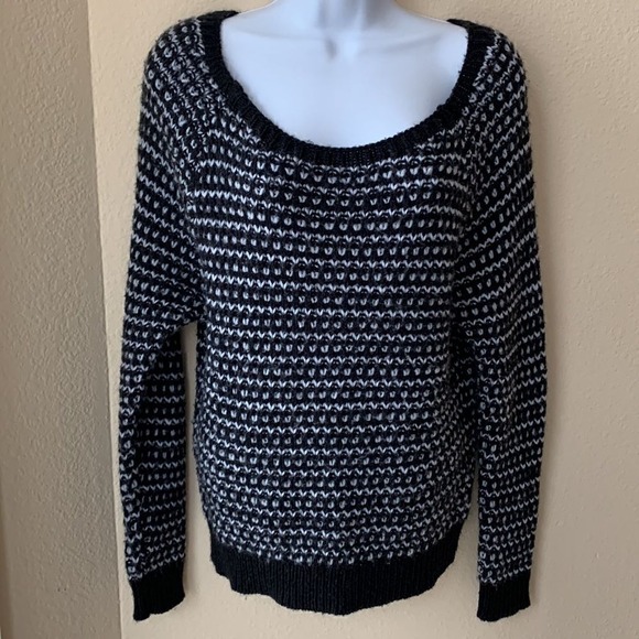 American Eagle Outfitters Sweaters - Black Sweater Wool Blend Drop Shoulder American Eagle women's medium